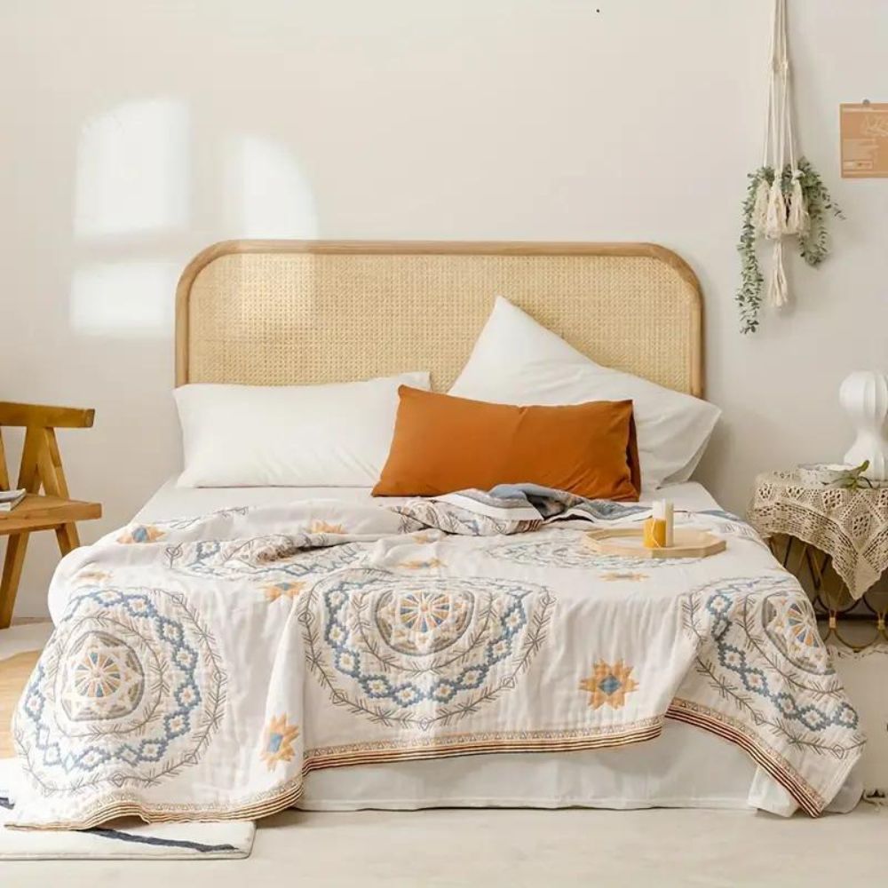 Mandala Tagesdecke | Boho Sofa Überwurf