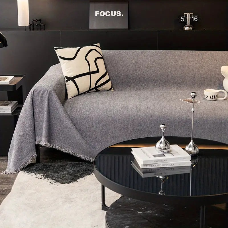 Minimalistischer Sofa Überwurf Modern & Schlicht