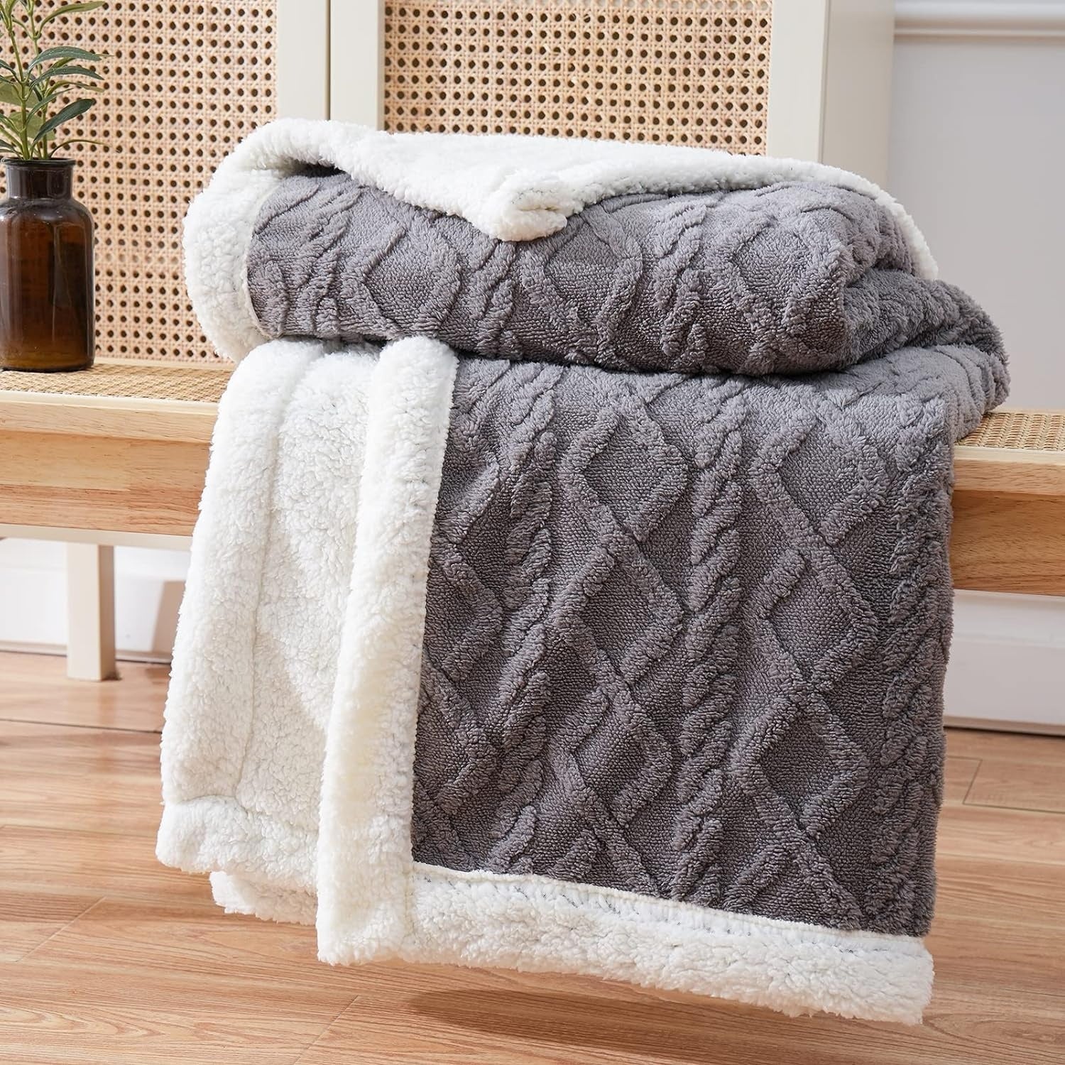 Musselin Groß Sofa Überwurf