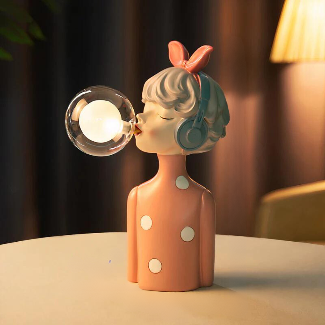Nachttischlampe Figur Modern LED | Schlafzimmer
