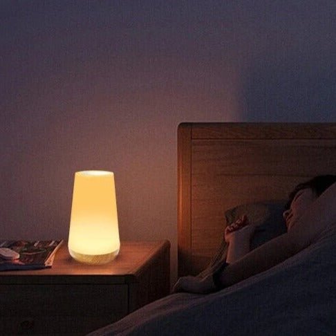 Nachttischlampe Holz Modern Touch | Schlafzimmer