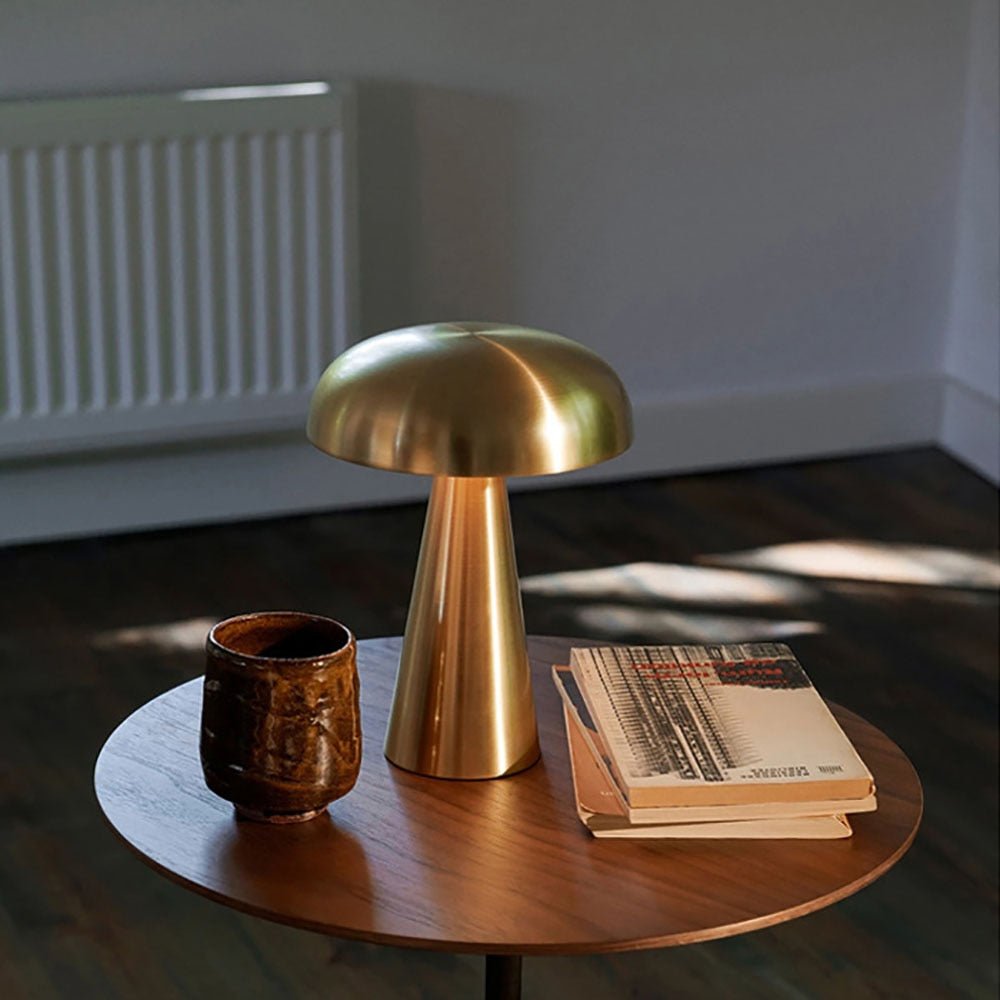 Nachttischlampe Metall Pilz Design Touch | Schlafzimmer