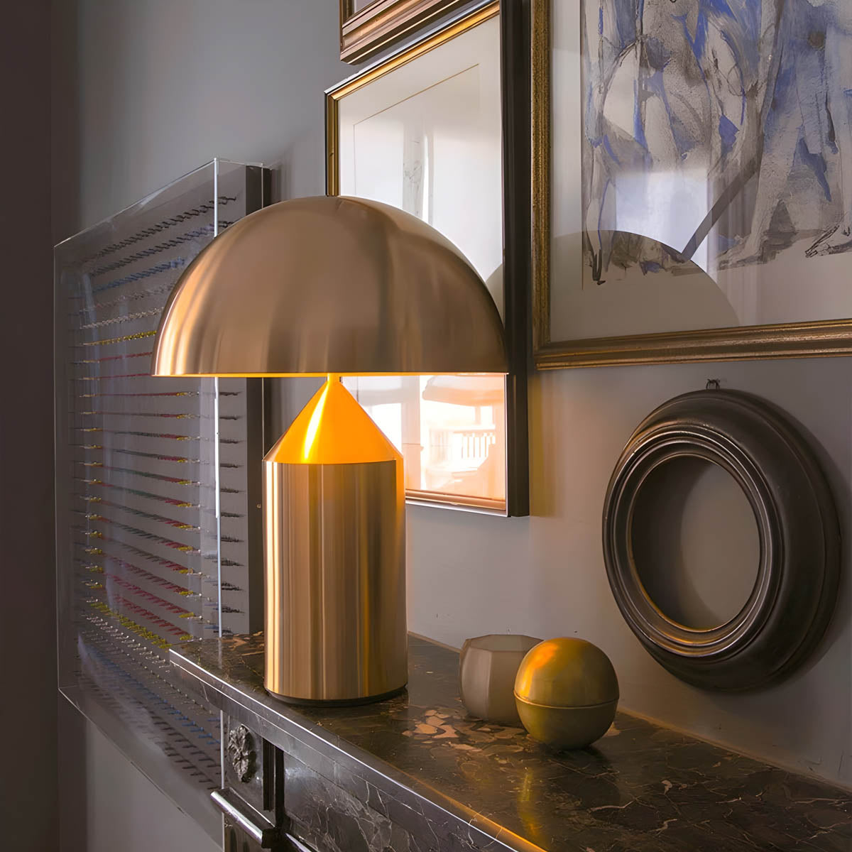Nachttischlampe Modern Kuppelschirm | Schlafzimmer