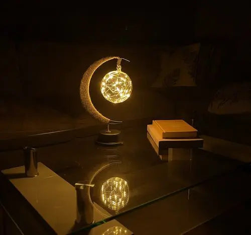 Nachttischlampe Mond Design LED | Schlafzimmer