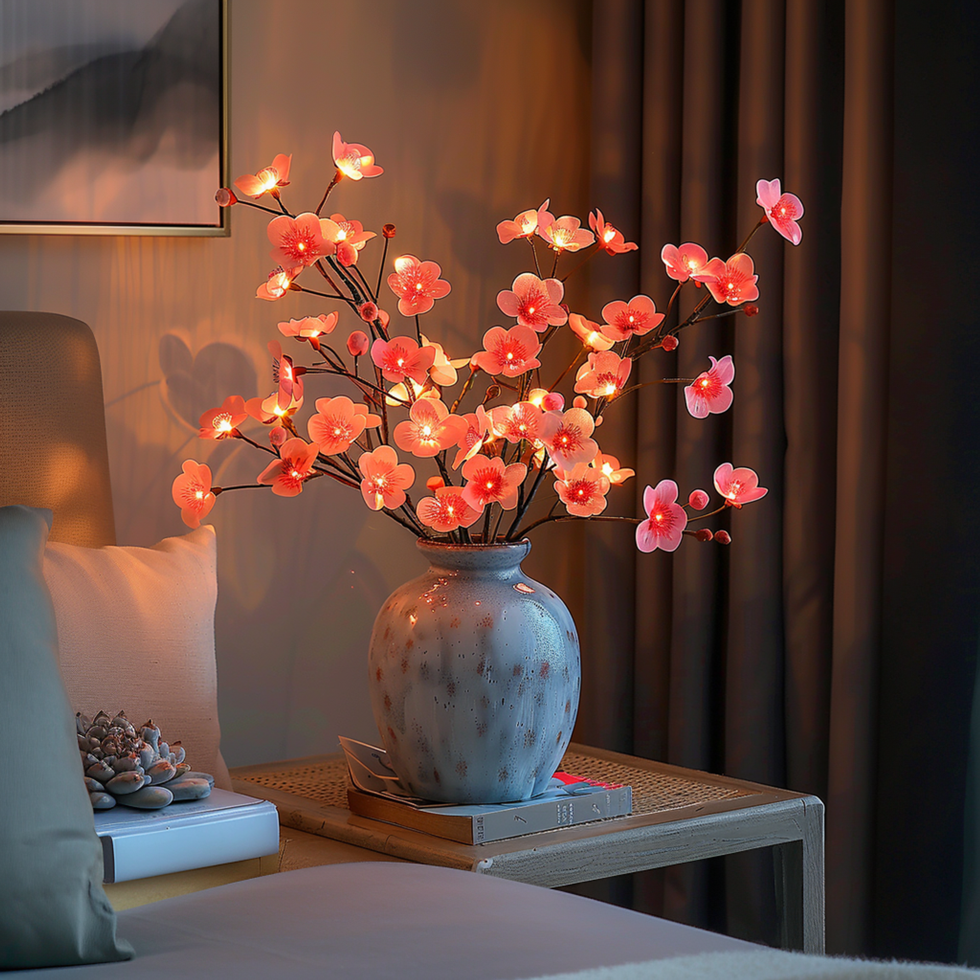 Noé | LED Deko Zweig mit Feenlichtern
