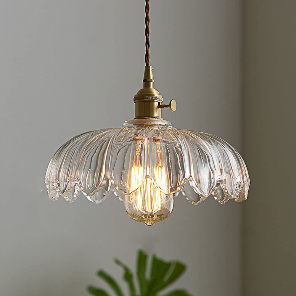Pendelleuchte Glas Vintage Design | Wohnzimmer