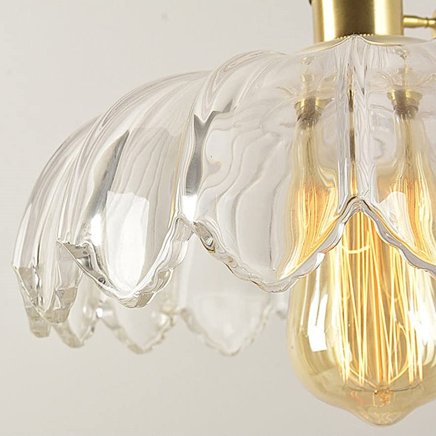 Pendelleuchte Glas Vintage Design | Wohnzimmer