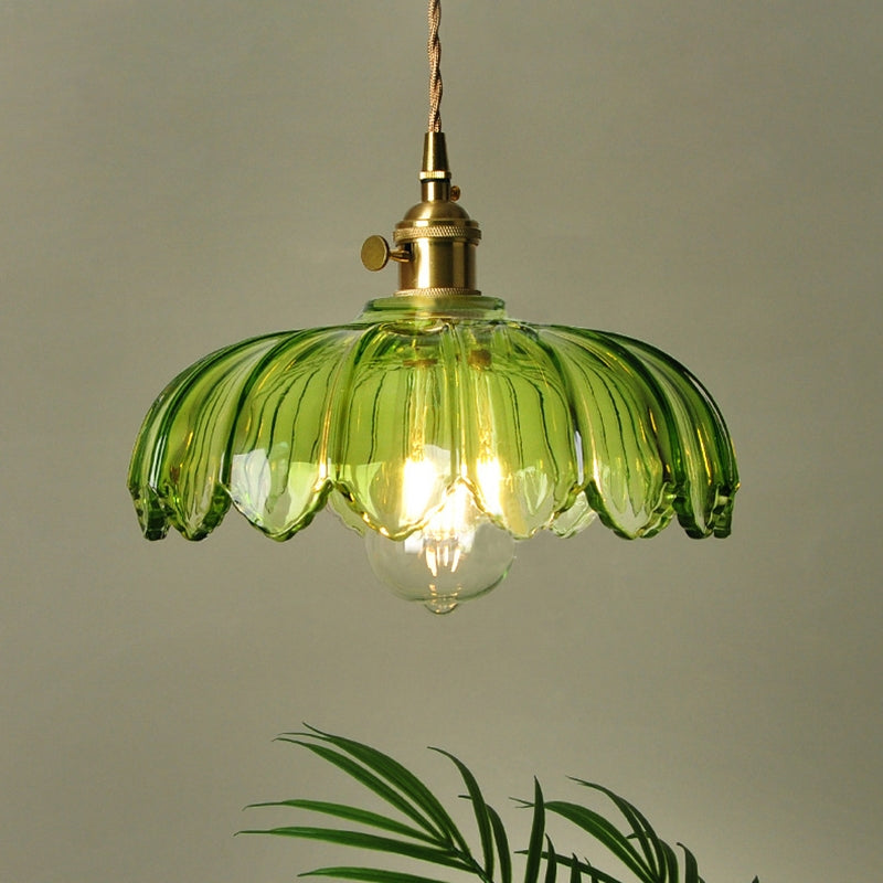 Pendelleuchte Glas Vintage Design | Wohnzimmer