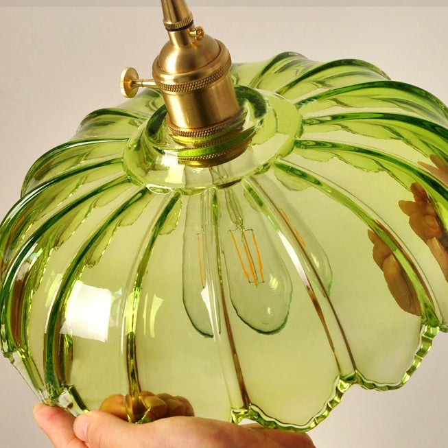 Pendelleuchte Glas Vintage Design | Wohnzimmer