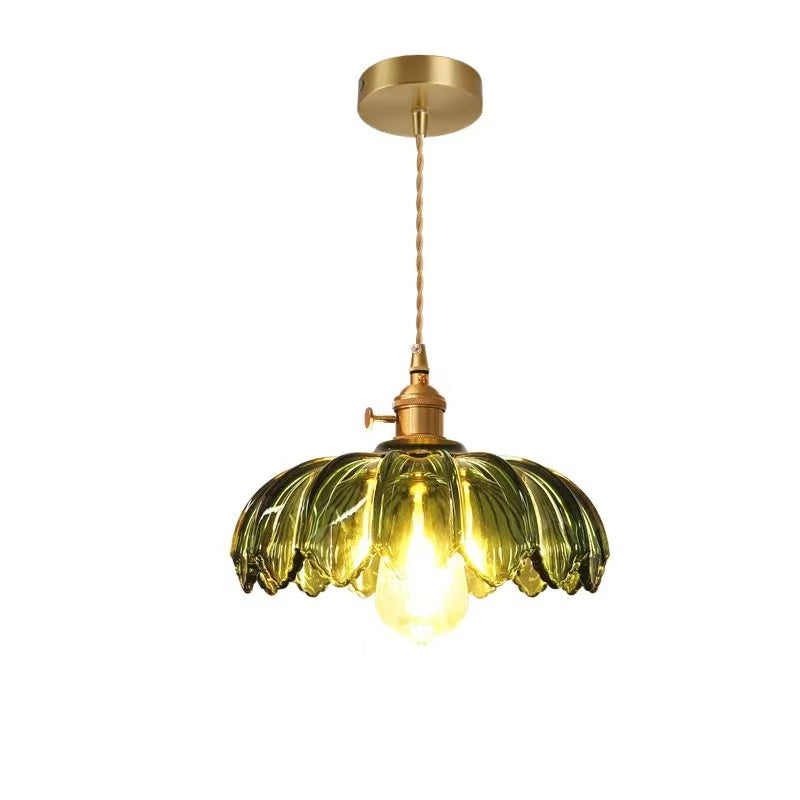 Pendelleuchte Glas Vintage Design | Wohnzimmer