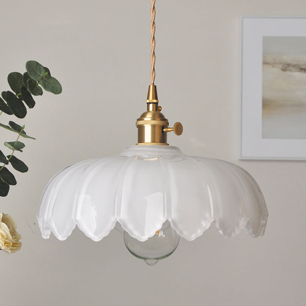 Pendelleuchte Glas Vintage Design | Wohnzimmer