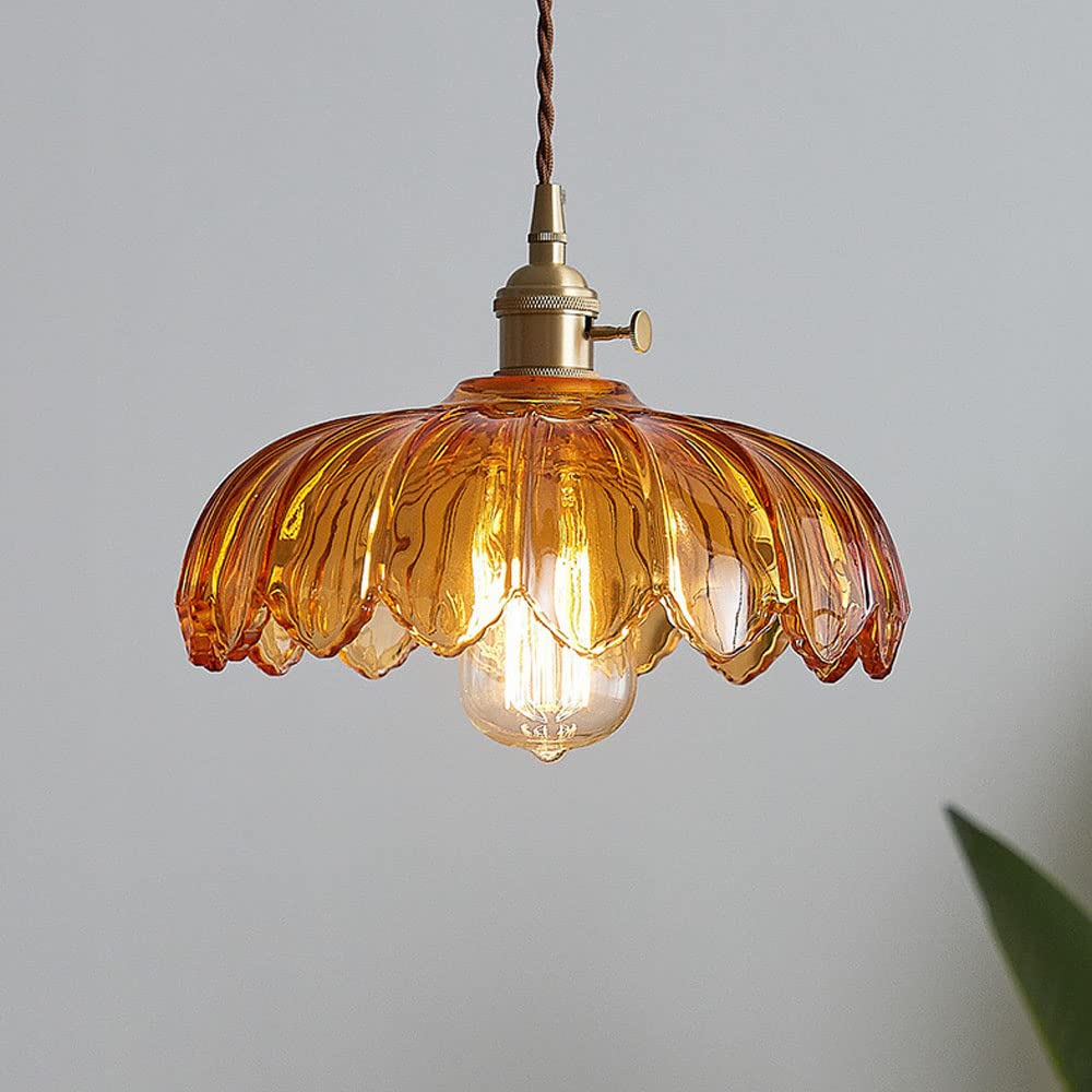 Pendelleuchte Glas Vintage Design | Wohnzimmer