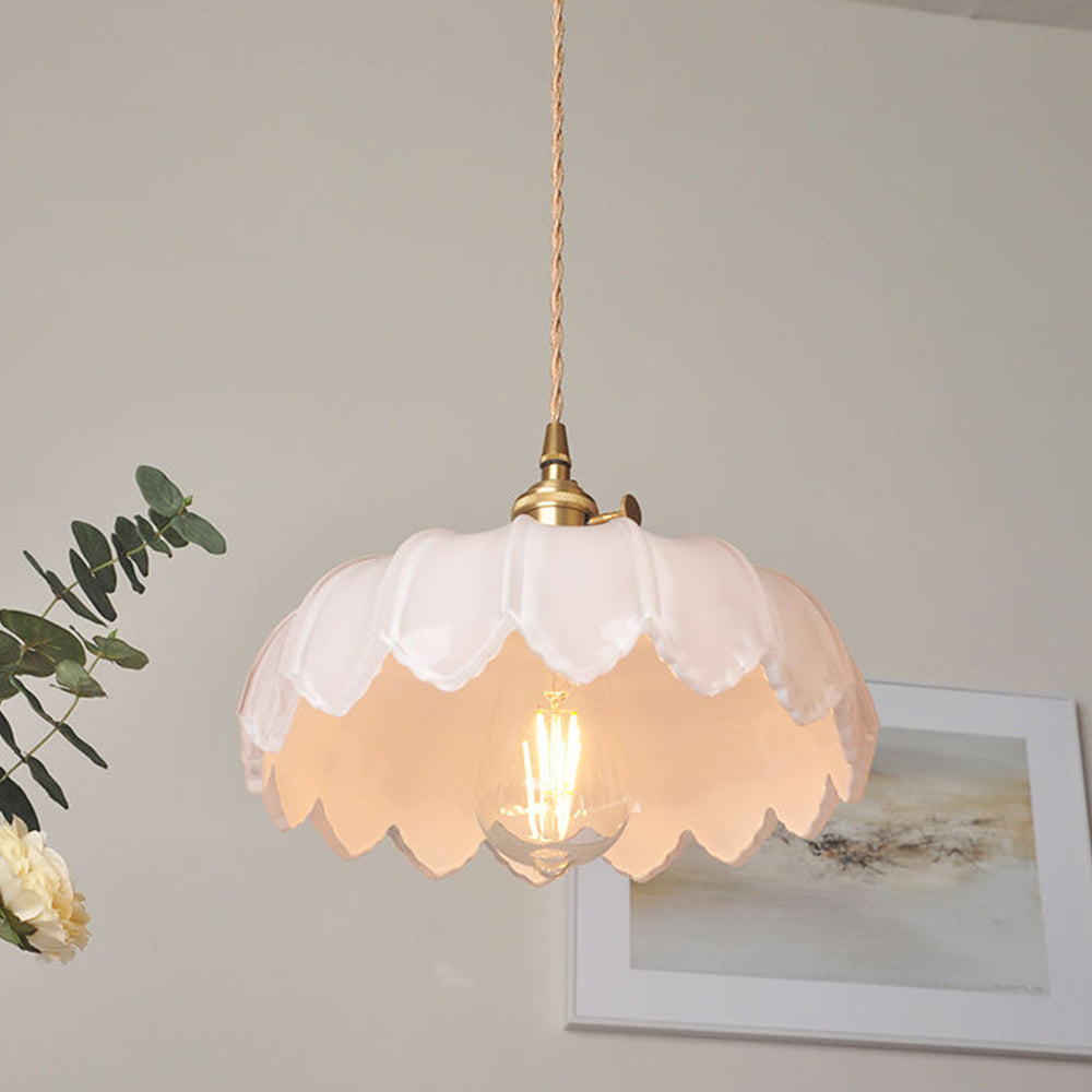 Pendelleuchte Glas Vintage Design | Wohnzimmer