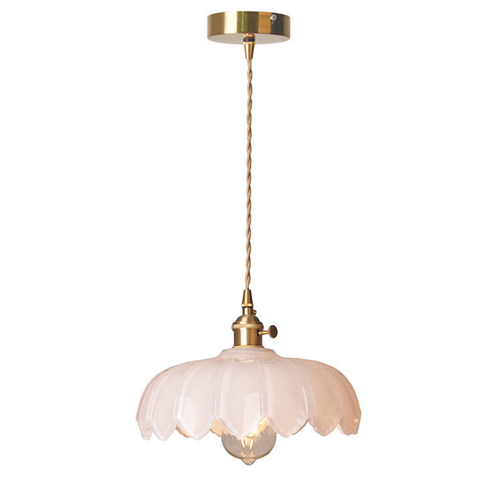 Pendelleuchte Glas Vintage Design | Wohnzimmer