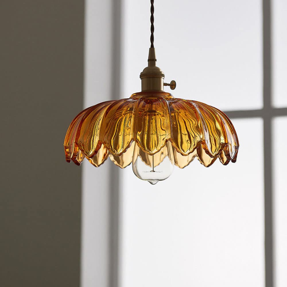 Pendelleuchte Glas Vintage Design | Wohnzimmer