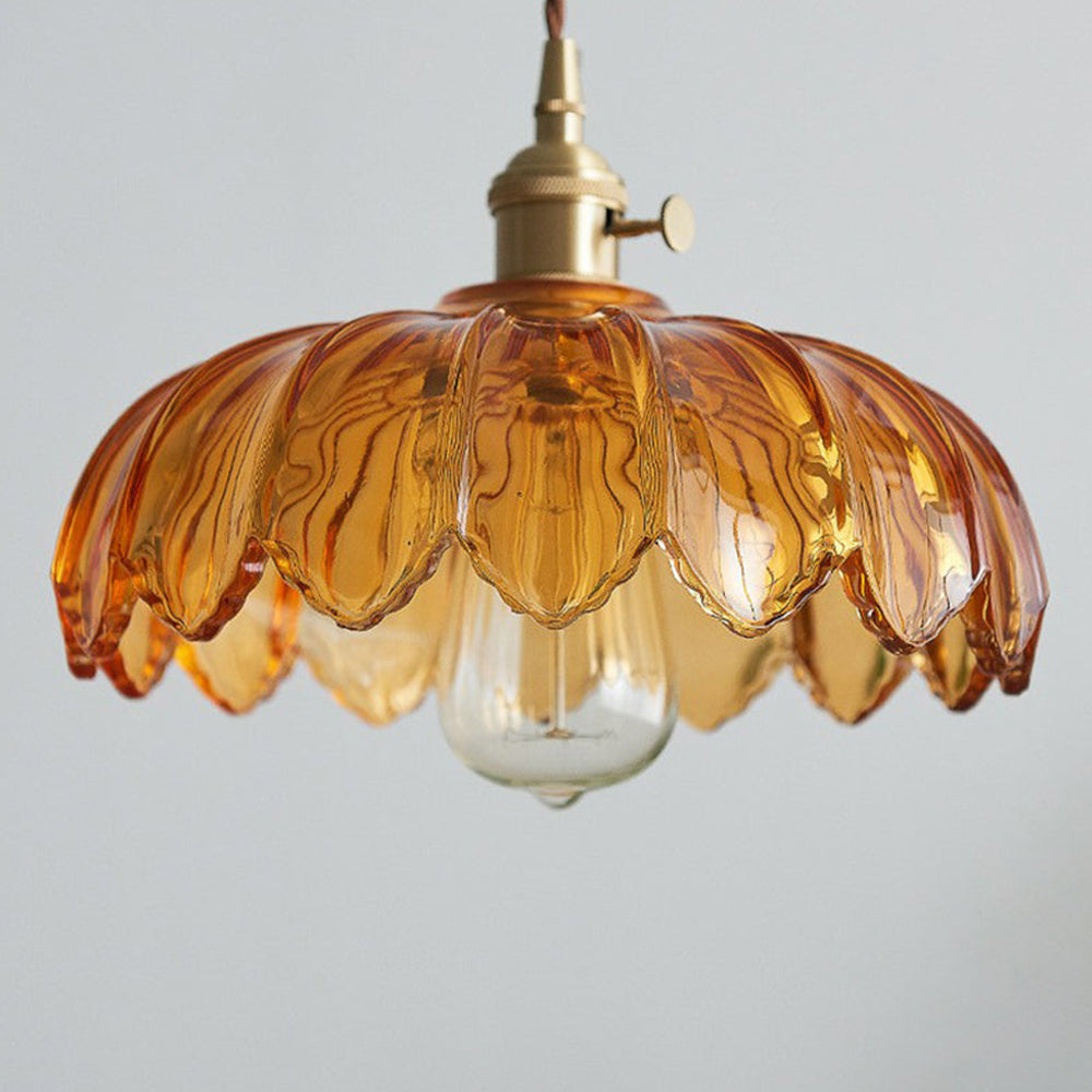 Pendelleuchte Glas Vintage Design | Wohnzimmer