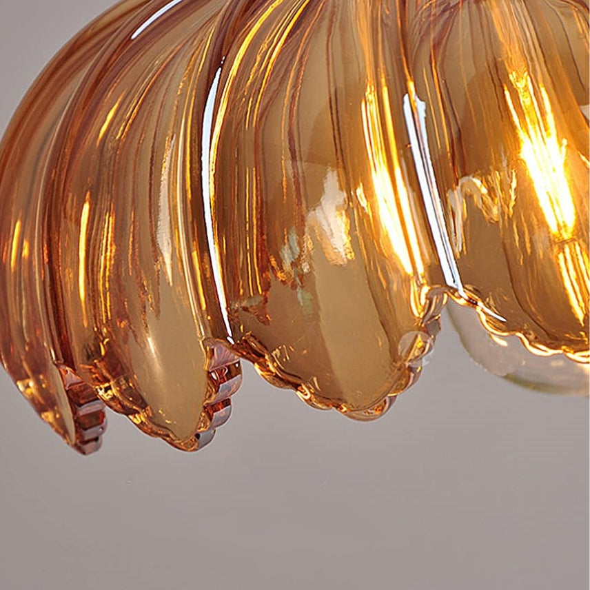 Pendelleuchte Glas Vintage Design | Wohnzimmer