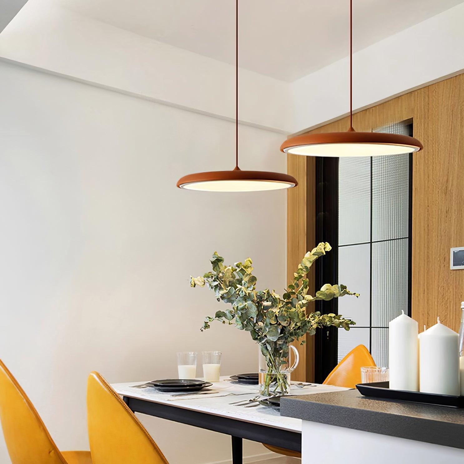 Pendelleuchte Modern Flach LED | Wohnzimmer