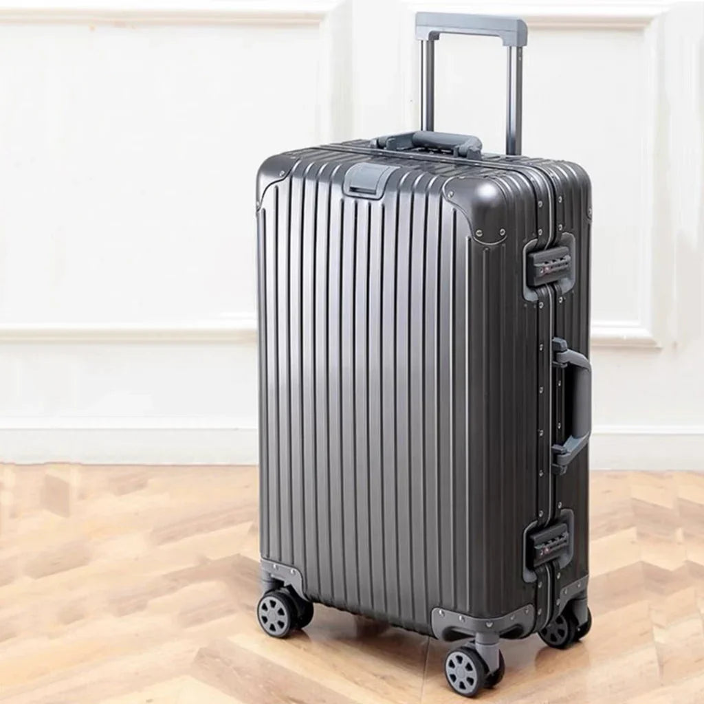 Rayan | Aluminium-Magnesium Hartschalenkoffer in Bicolor-Optik