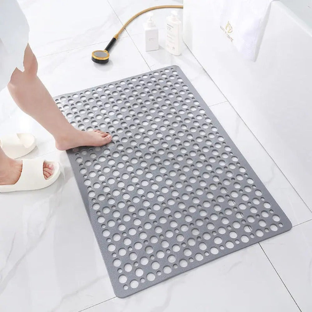 Rutschfeste Duschmatte | Anti-Rutsch Badematte mit Abflusslöchern
