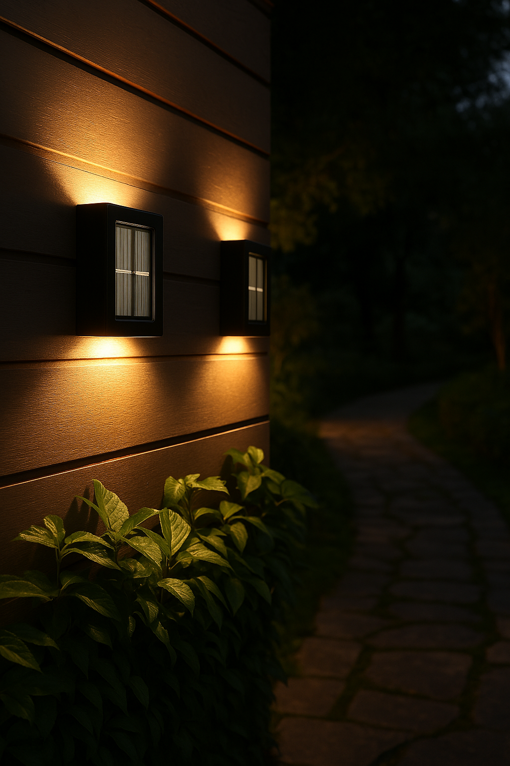 Ruvo | LED Solar-Wandleuchten für den Außenbereich