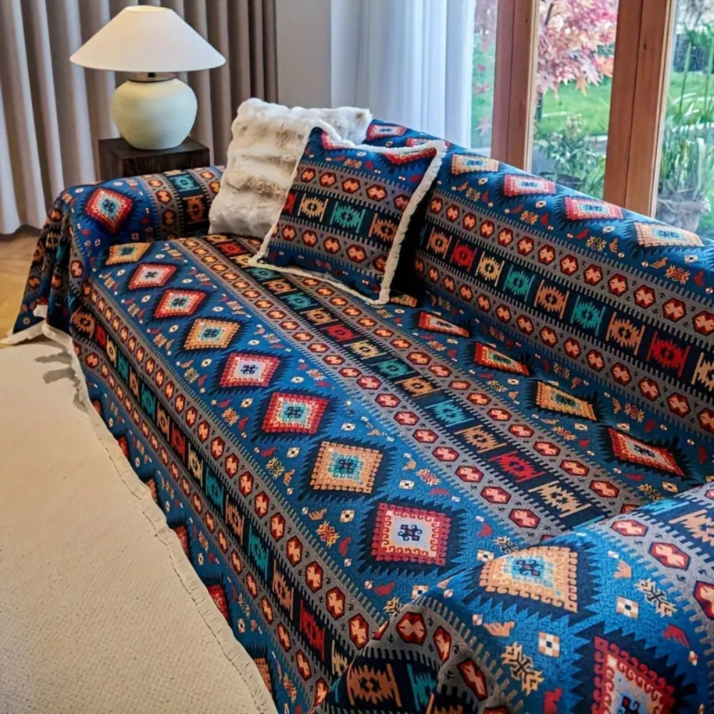 Sofahusse im Boho Nomadenstil | Bunt & Blickfang