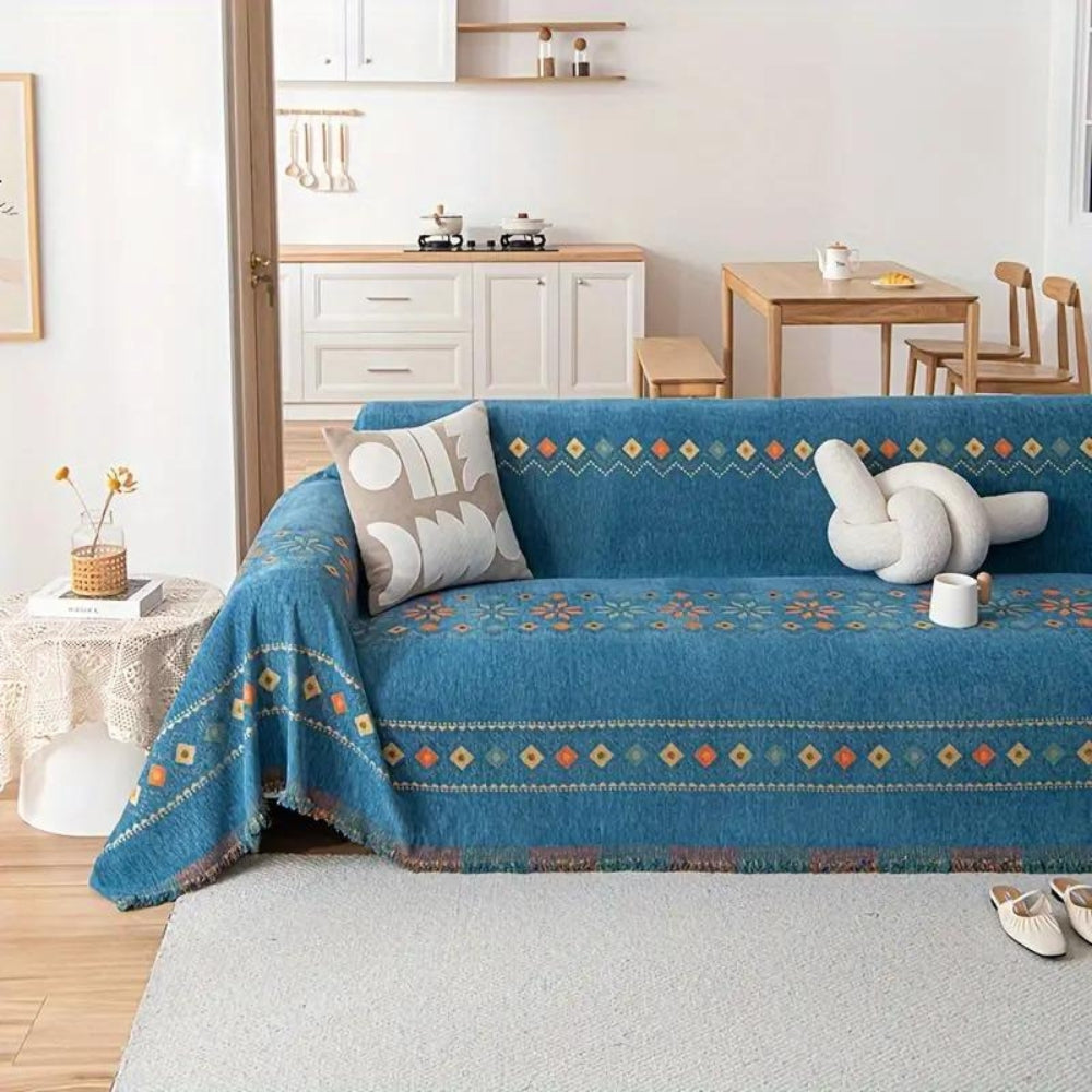 Sofahusse im Boho-Stil | Farbvoll & Dekorativ