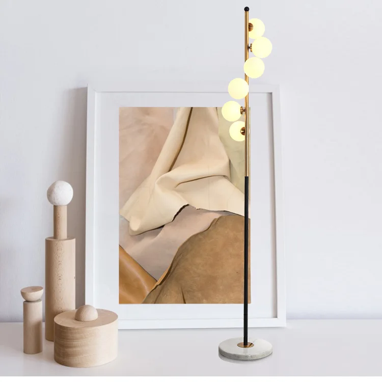 Stehlampe Kugel Metall Innen | Wohnzimmer