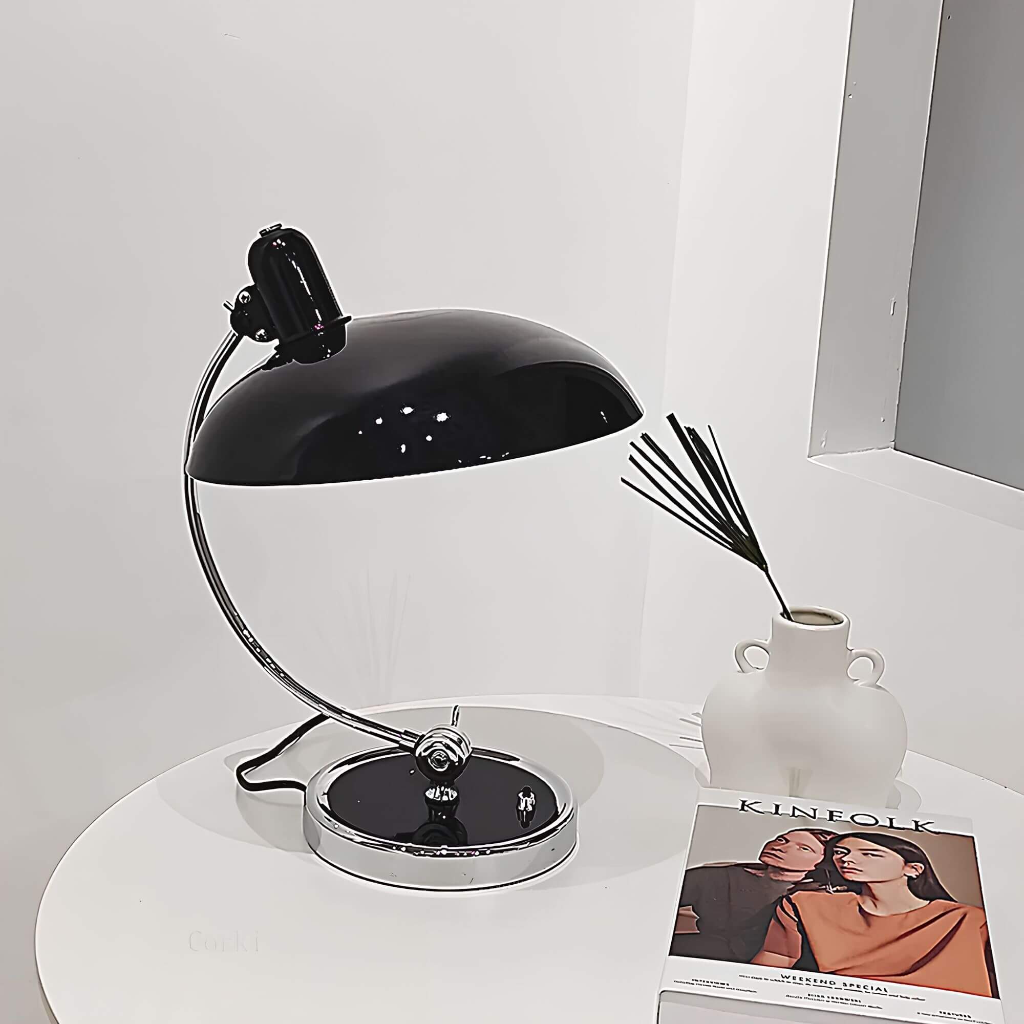 Velmira | Klassische Schreibtischlampe mit Retro-Charme