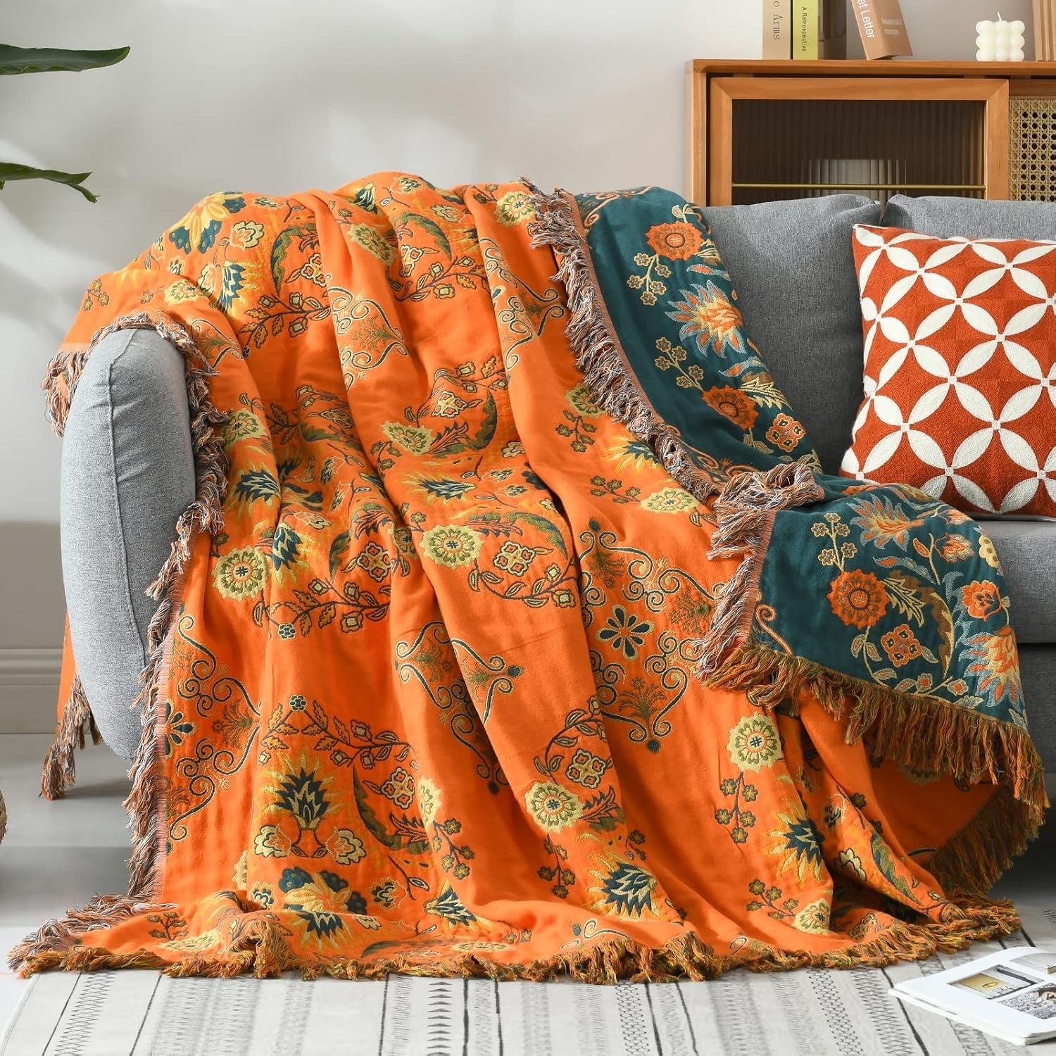 Wendedecke mit Boho Muster für Sofa & Bett