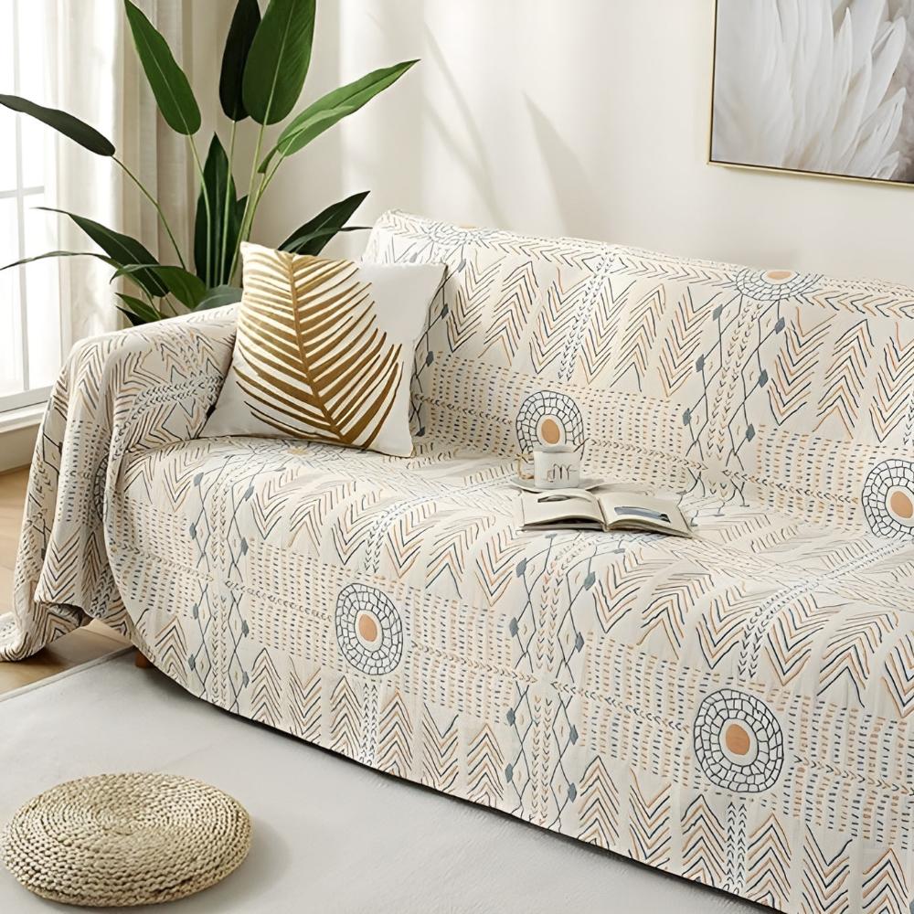 Wendedecke mit Ethno Muster für Bett & Sofa