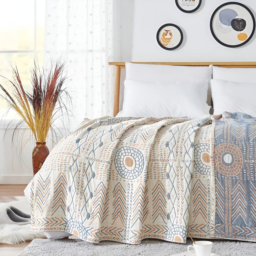 Wendedecke mit Ethno Muster für Bett & Sofa